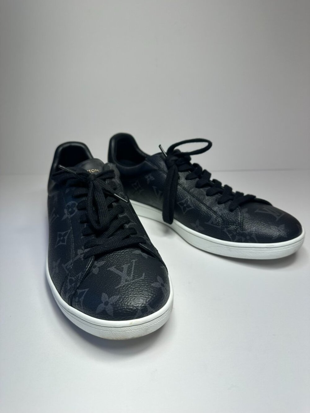 LOUIS VUITTON Luxembourg Low Sneakers in Monogram Eclipse